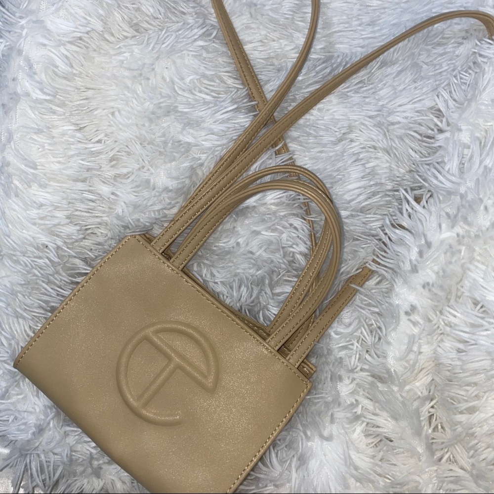 SOLD small cream telfar bag SOLD